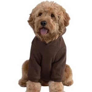 NWT COMFRT Standard Paw Walnut Brown Dog Hoodie Size Medium